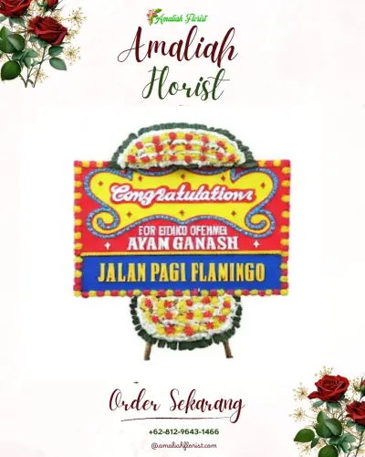 Bunga Papan Congratulation di Mendoyo Dauh Tukad